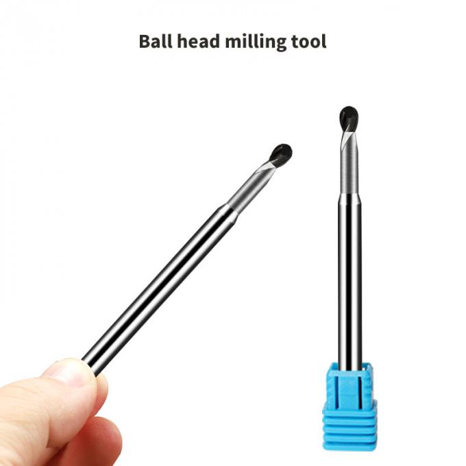 High Hardness Ball Nose 1.0mm PCD Milling Tools 1