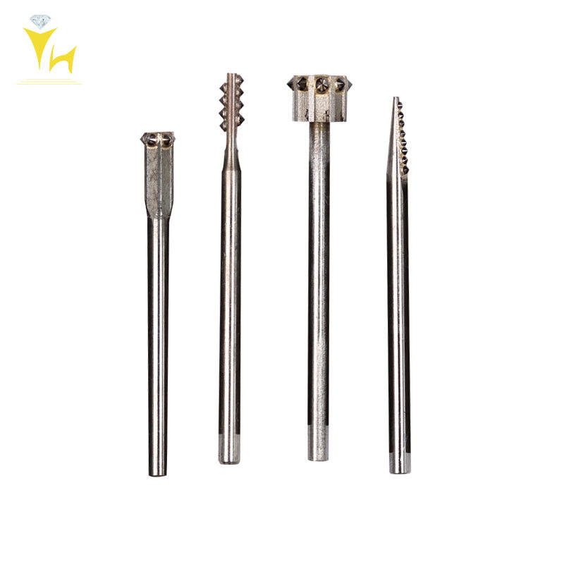 CVD NCD Diamond Mace Points Jewelry Background Tools